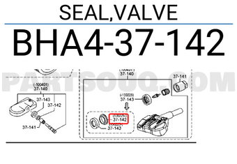 Mazda BHA437142 SEAL,VALVE