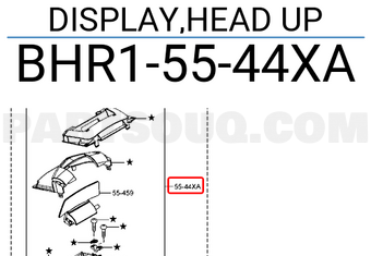 DISPLAY,HEAD UP BHR15544XA | Mazda Parts | PartSouq