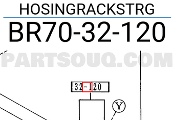 Mazda BR7032120 HOSINGRACKSTRG