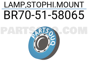 Mazda BR705158065 LAMP,STOPHI.MOUNT