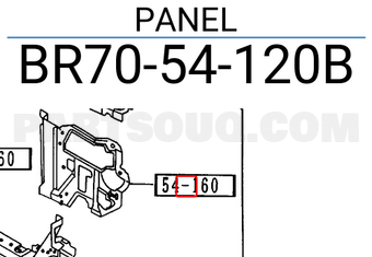 Mazda BR7054120B PANEL