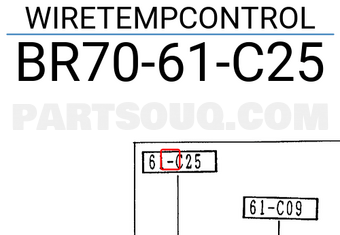Mazda BR7061C25 WIRETEMPCONTROL
