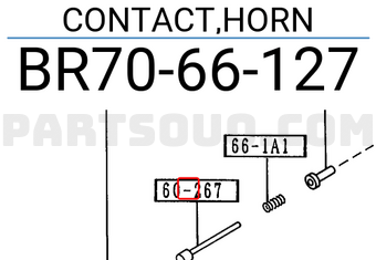 Mazda BR7066127 CONTACT,HORN