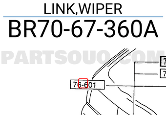 Mazda BR7067360A LINK,WIPER