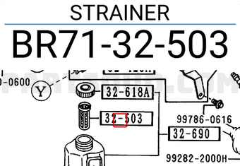Mazda BR7132503 STRAINER