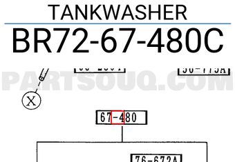 Mazda BR7267480C TANKWASHER