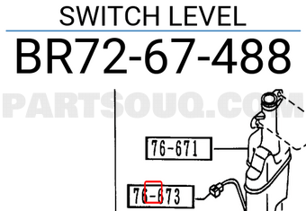 Mazda BR7267488 SWITCH LEVEL