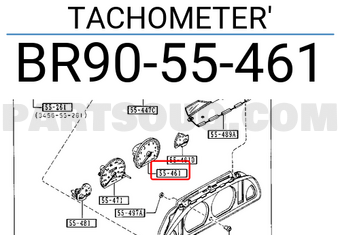 Mazda BR9055461 TACHOMETER