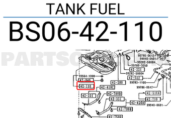 Mazda BS0642110 TANK FUEL