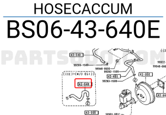 Mazda BS0643640E HOSECACCUM