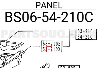Mazda BS0654210C PANEL