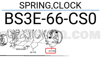 Mazda BS3E66CS0 SPRING,CLOCK