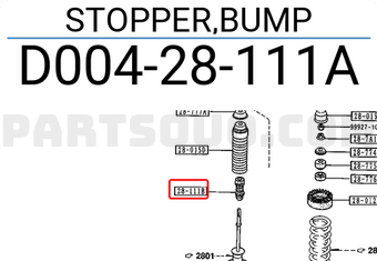 Mazda D00428111A STOPPER,BUMP