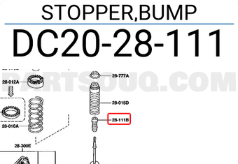 Mazda DC2028111 STOPPER,BUMP