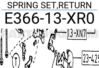 Mazda E36613XR0 SPRING SET,RETURN