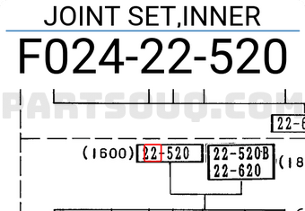 Mazda F02422520 JOINT SET,INNER
