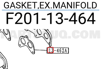 Mazda F20113464 GASKET,EX.MANIFOLD