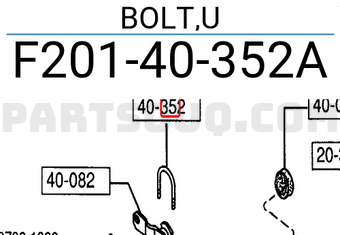 Mazda F20140352A BOLT,U