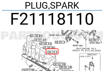 Mazda F21118110 PLUG,SPARK