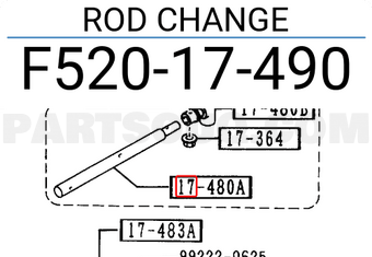 Mazda F52017490 ROD CHANGE
