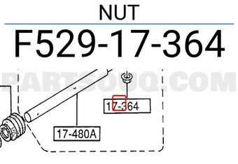 Mazda F52917364 NUT