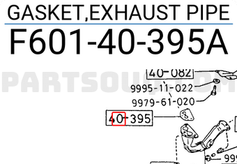 Mazda F60140395A GASKET,EXHAUST PIPE
