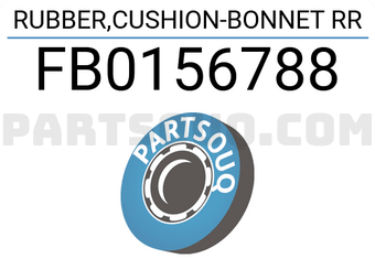 Mazda FB0156788 RUBBER,CUSHION-BONNET RR