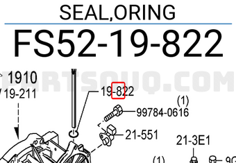 Mazda FS5219822 SEAL,ORING