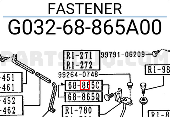Mazda G03268865A00 FASTENER
