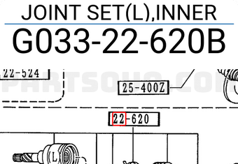 Mazda G03322620B JOINT SET(L),INNER