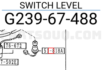 Mazda G23967488 SWITCH LEVEL
