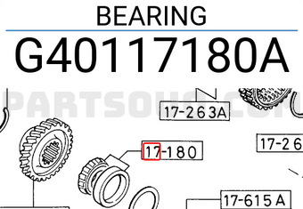 Mazda G40117180A BEARING