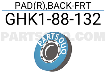 Mazda GHK188132 PAD(R),BACK-FRT