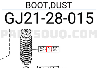 Mazda GJ2128015 BOOT,DUST