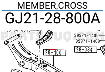 Mazda GJ2128800A MEMBER,CROSS