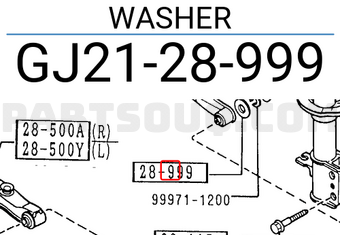 Mazda GJ2128999 WASHER