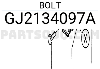 Mazda GJ2134097A BOLT