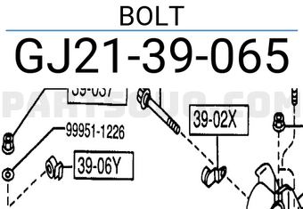 Mazda GJ2139065 BOLT