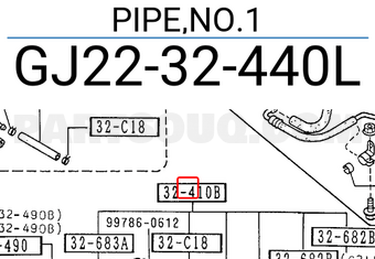 Mazda GJ2232440L PIPE,NO.1