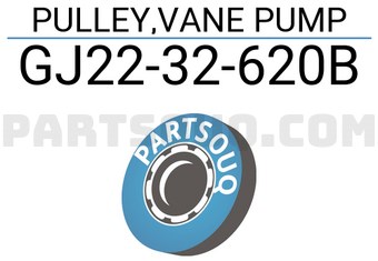 Mazda GJ2232620B PULLEY,VANE PUMP