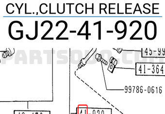 Mazda GJ2241920 CYL.,CLUTCH RELEASE