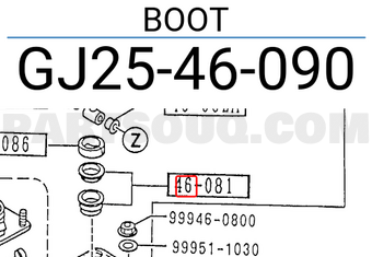 Mazda GJ2546090 BOOT