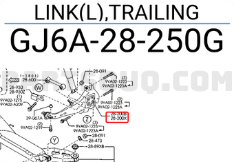 はたページ KB7W-68-966A-02 - Lift-Gate Pull Handle 2017-2025 Mazda | Mazda