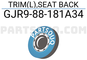 Mazda GJR988181A34 TRIM(L),SEAT BACK