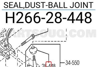 Mazda H26628448 SEAL,DUST-BALL JOINT