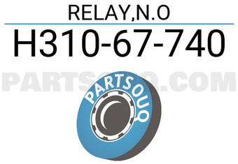 Mazda H31067740 RELAY,N.O