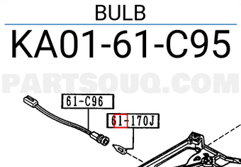 Mazda KA0161C95 BULB