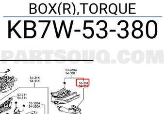 BOX(R),TORQUE KB7W53380 | Mazda Parts | PartSouq