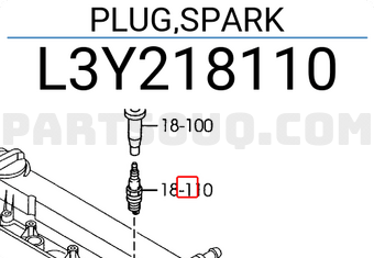 Mazda L3Y218110 PLUG,SPARK