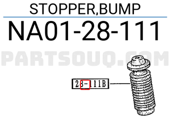Mazda NA0128111 STOPPER,BUMP